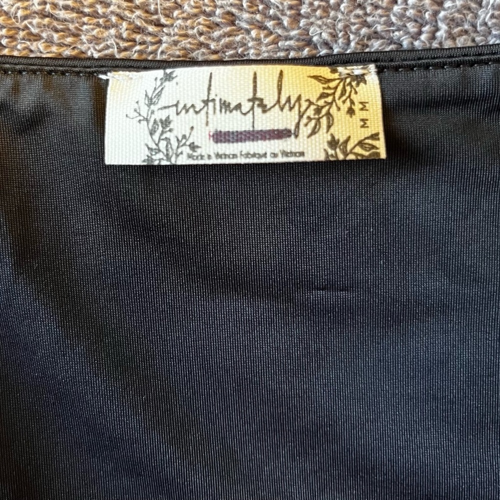 NWOT Intimately Free People Black Cowl When And Where Bodysuit Size M - Picture 7 of 9